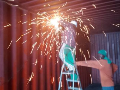 Construction of Security Details Office Lagos House 3